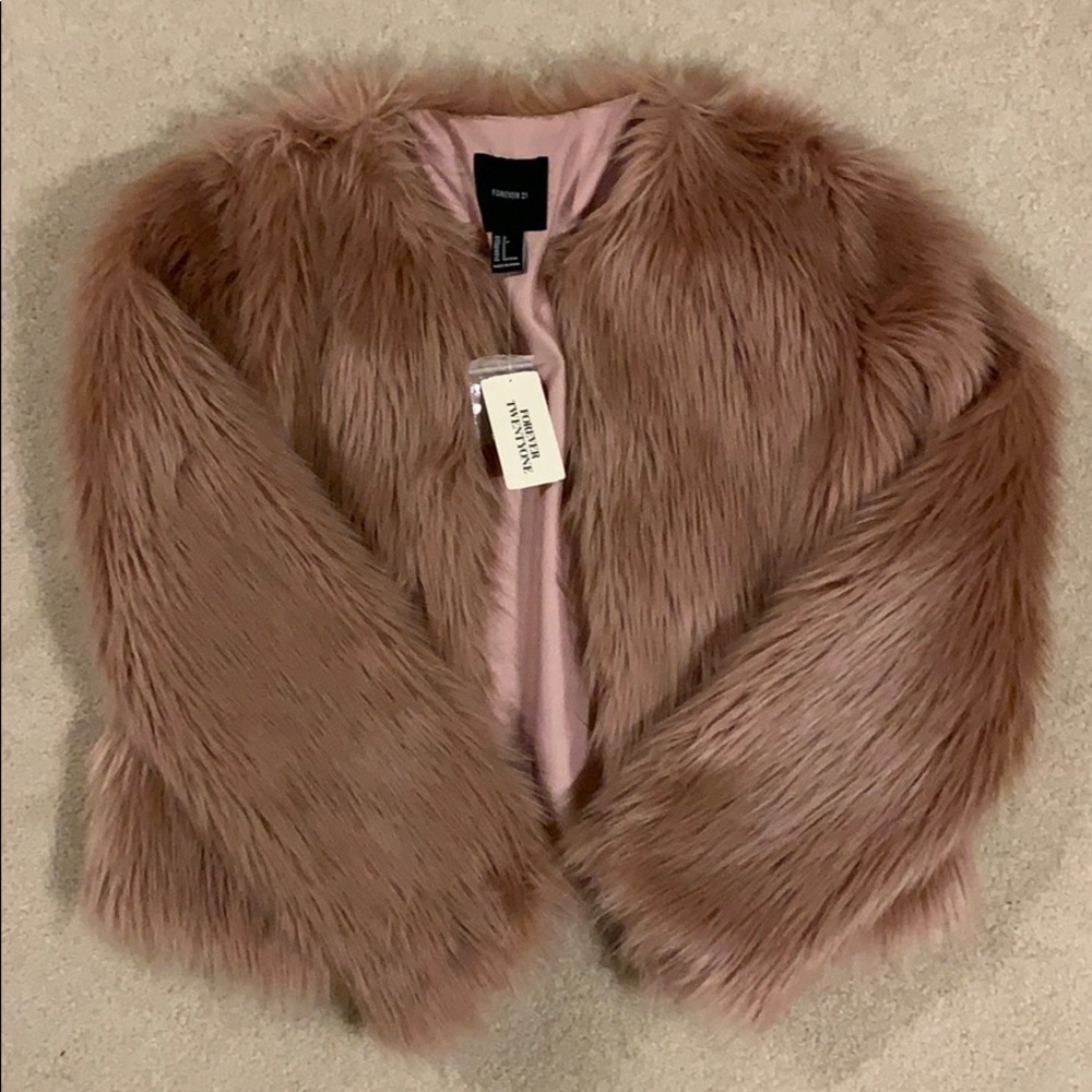 Fuzzy Forever 21 jacket